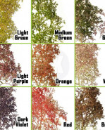 GSW: Mikro listy - Svetlo zelená zmes (Micro Leaves - Light Green Mix)